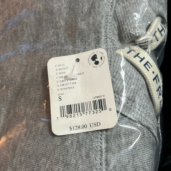 Free people We the Free We Hoodie Grey, and Blue oversize NWT - Picture 4 of 4